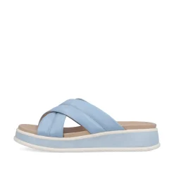 Rieker Women'S Mules Light Summer Blue
