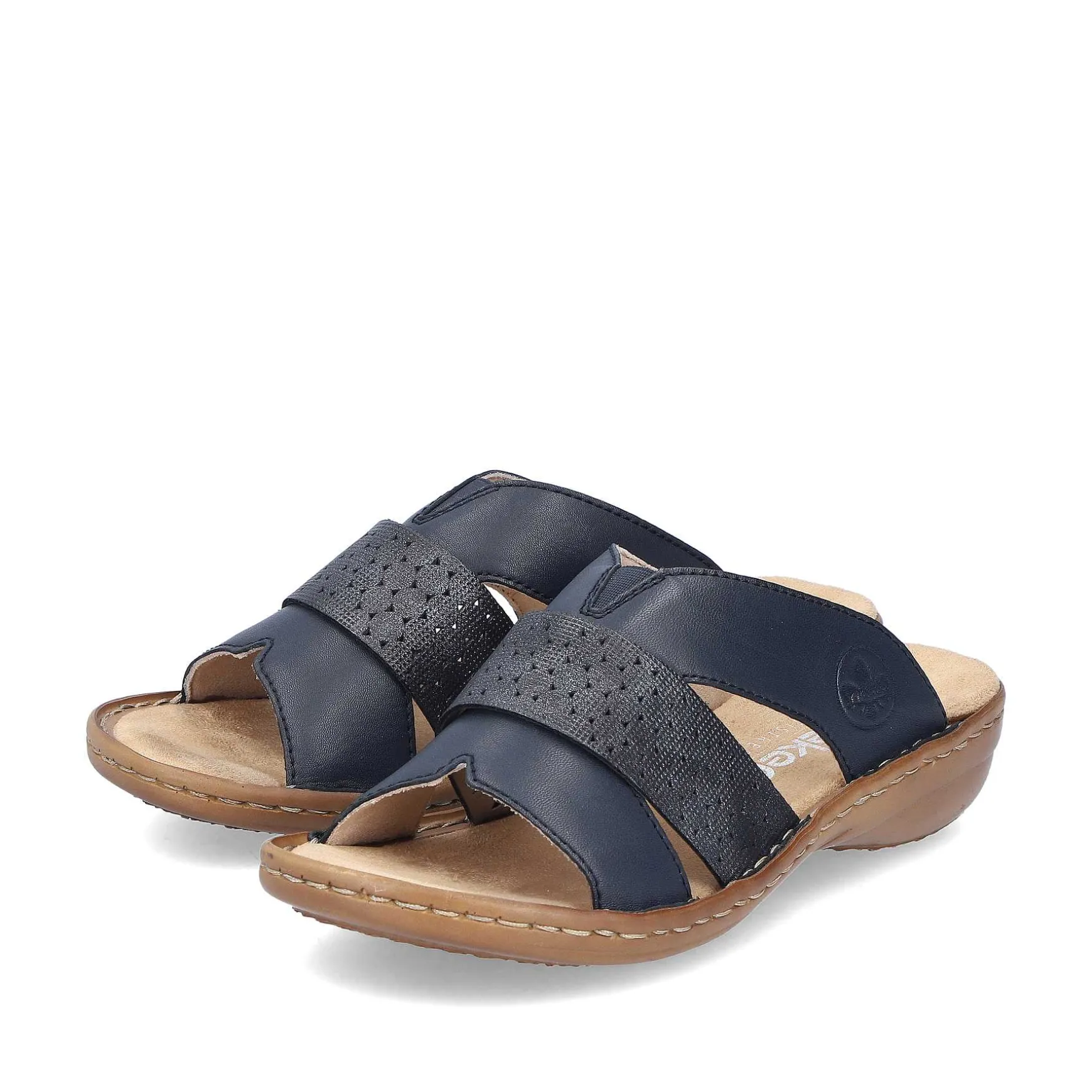 Rieker Women'S Mules Navy Blue