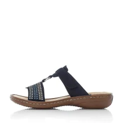 Rieker Women'S Mules Navy Blue