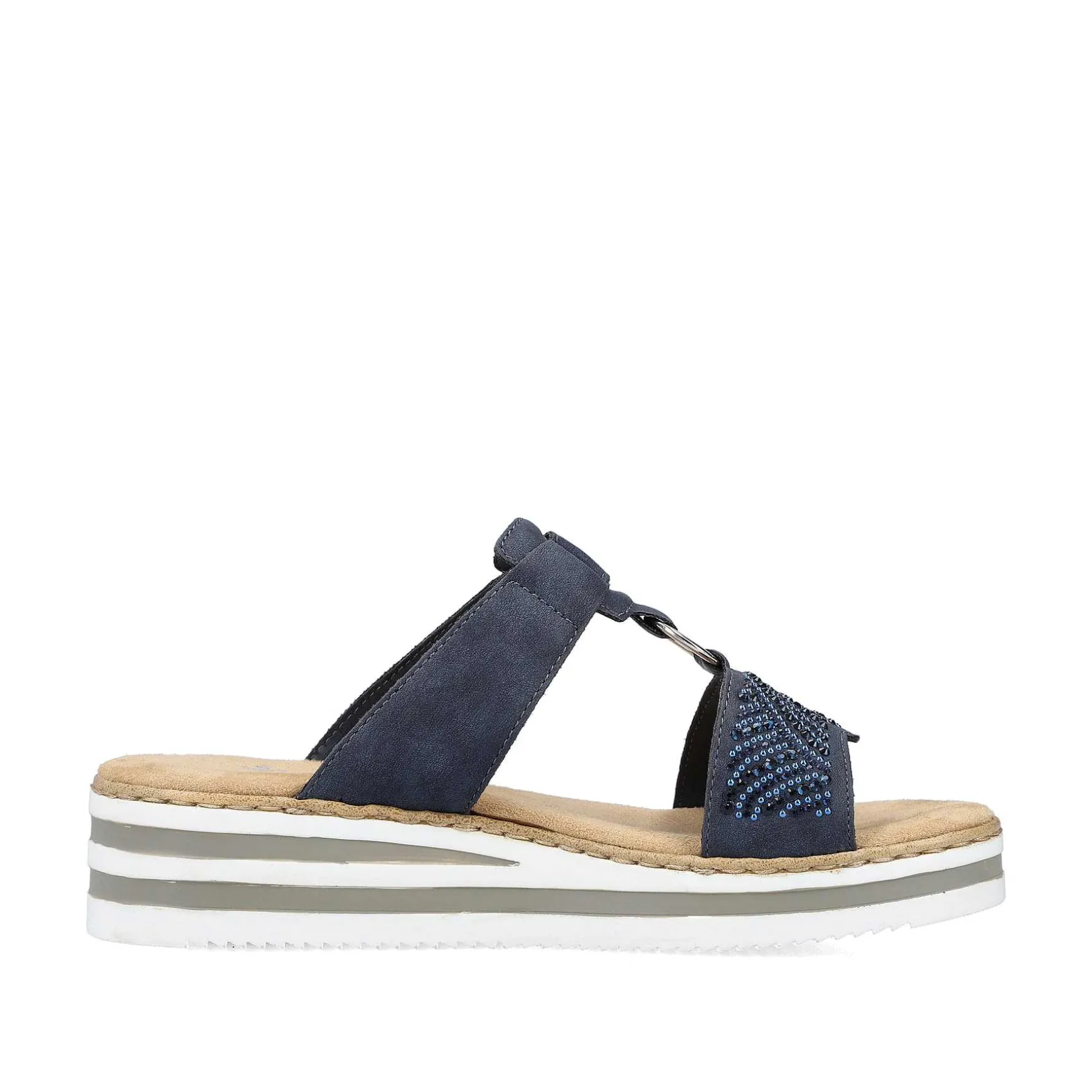 Rieker Women'S Mules Navy Blue