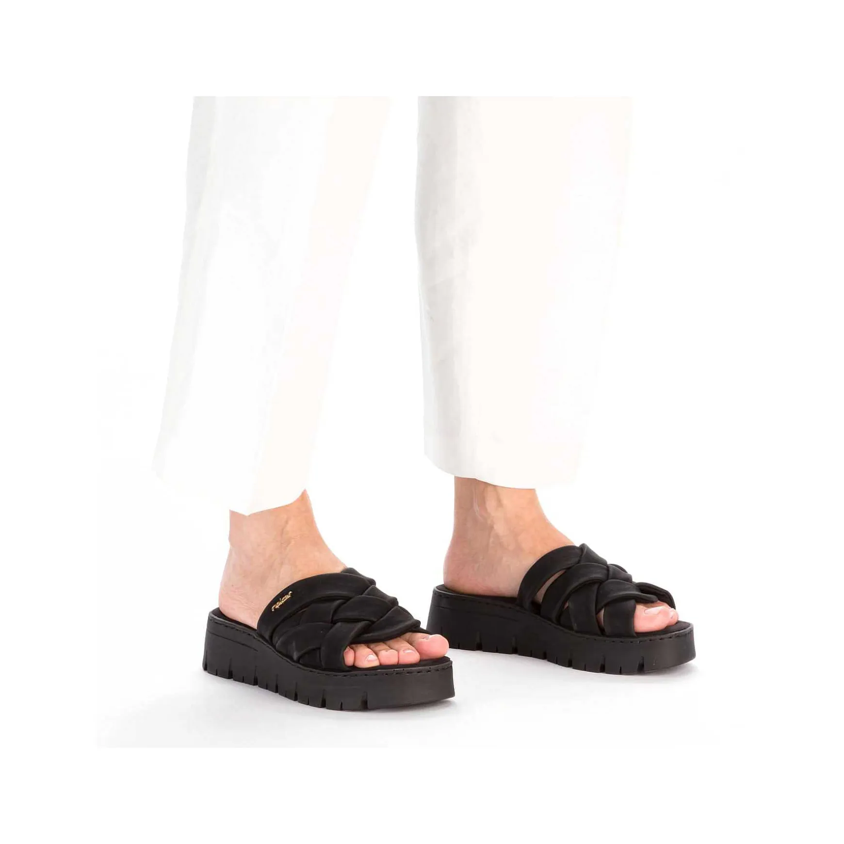 Rieker Women'S Mules Night Black