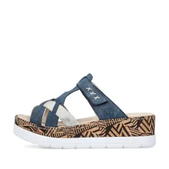 Rieker Women'S Mules Ocean Blue