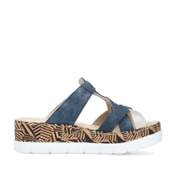 Rieker Women'S Mules Ocean Blue