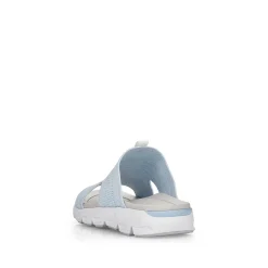 Rieker Women'S Mules Pastel Blue