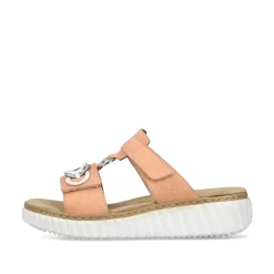 Rieker Women'S Mules Peach