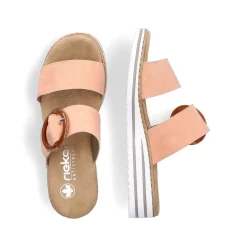 Rieker Women'S Mules Peach