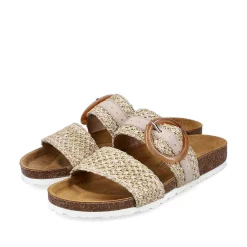 Rieker Women'S Mules Sand Beige