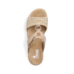 Rieker Women'S Mules Sand Beige