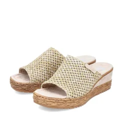 Rieker Women'S Mules Sand Beige