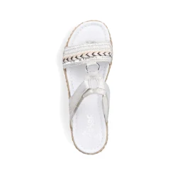 Rieker Women'S Mules Silver Gray