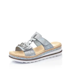 Rieker Women'S Mules Sky Blue