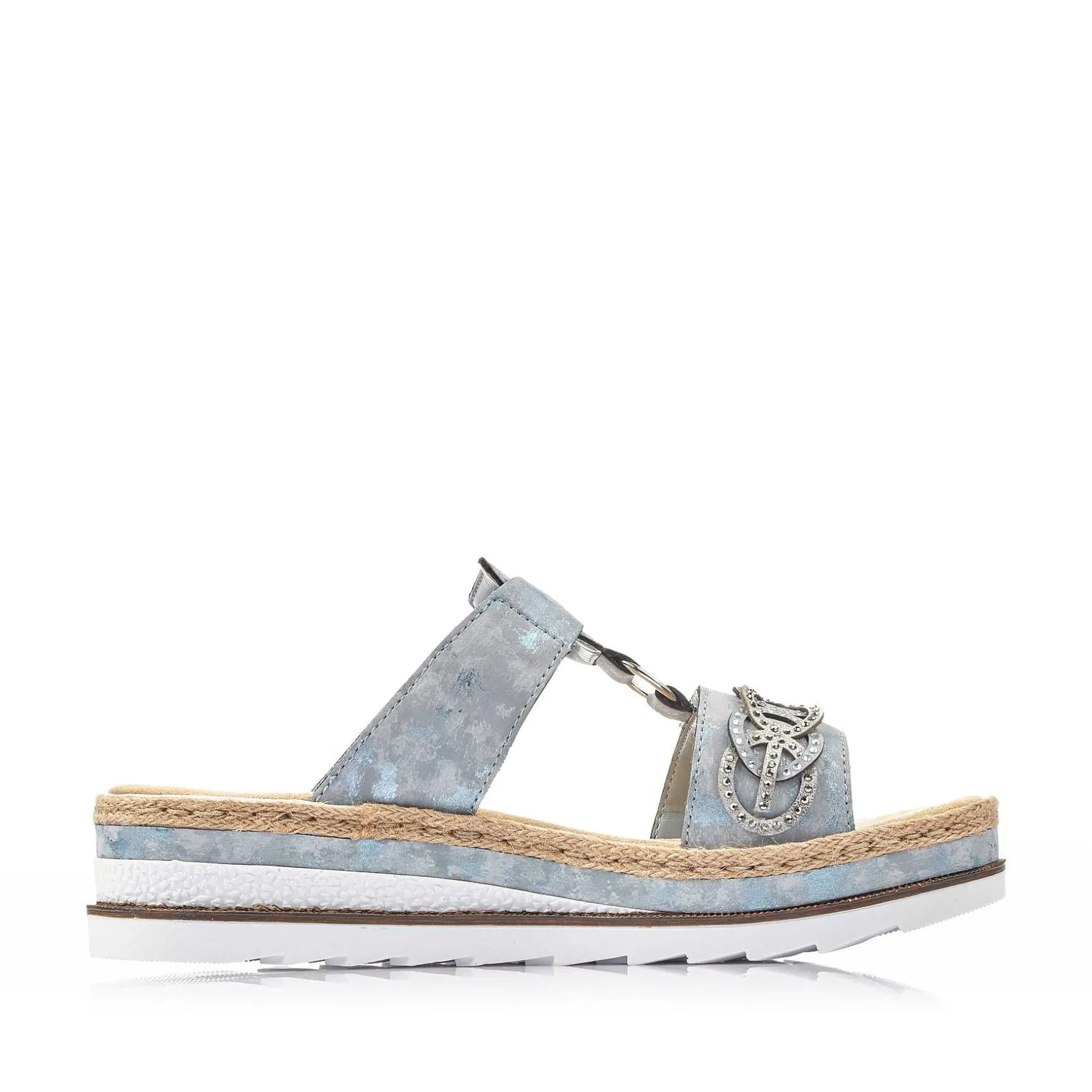 Rieker Women'S Mules Sky Blue