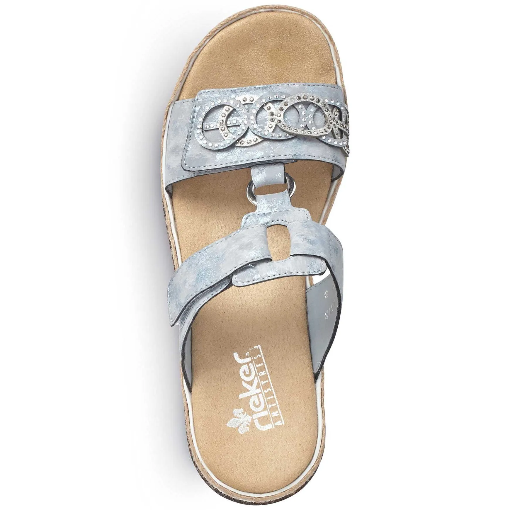 Rieker Women'S Mules Sky Blue