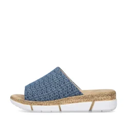 Rieker Women'S Mules Slate Blue