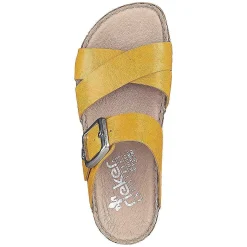 Rieker Women'S Mules Sunny Yellow