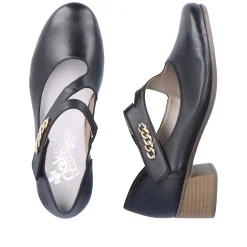 Rieker Women'S Pumps Asphalt Black