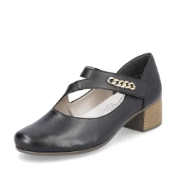 Rieker Women'S Pumps Asphalt Black