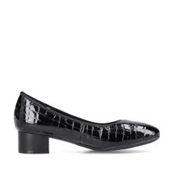 Rieker Women'S Pumps Glossy Black