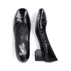 Rieker Women'S Pumps Glossy Black