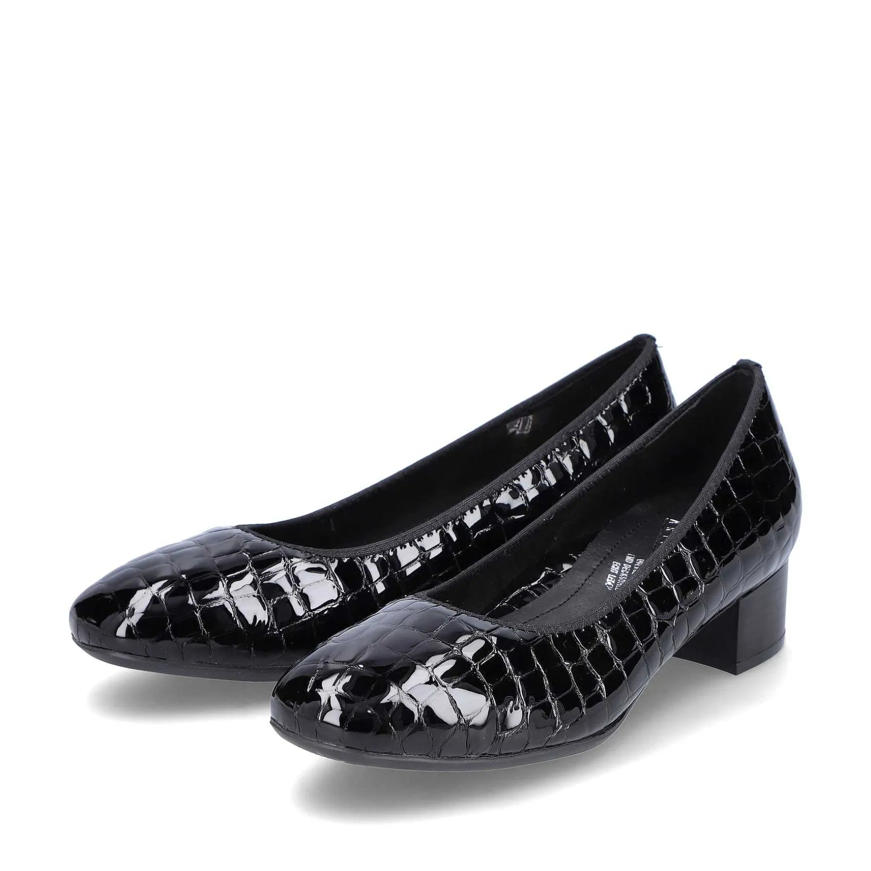 Rieker Women'S Pumps Glossy Black
