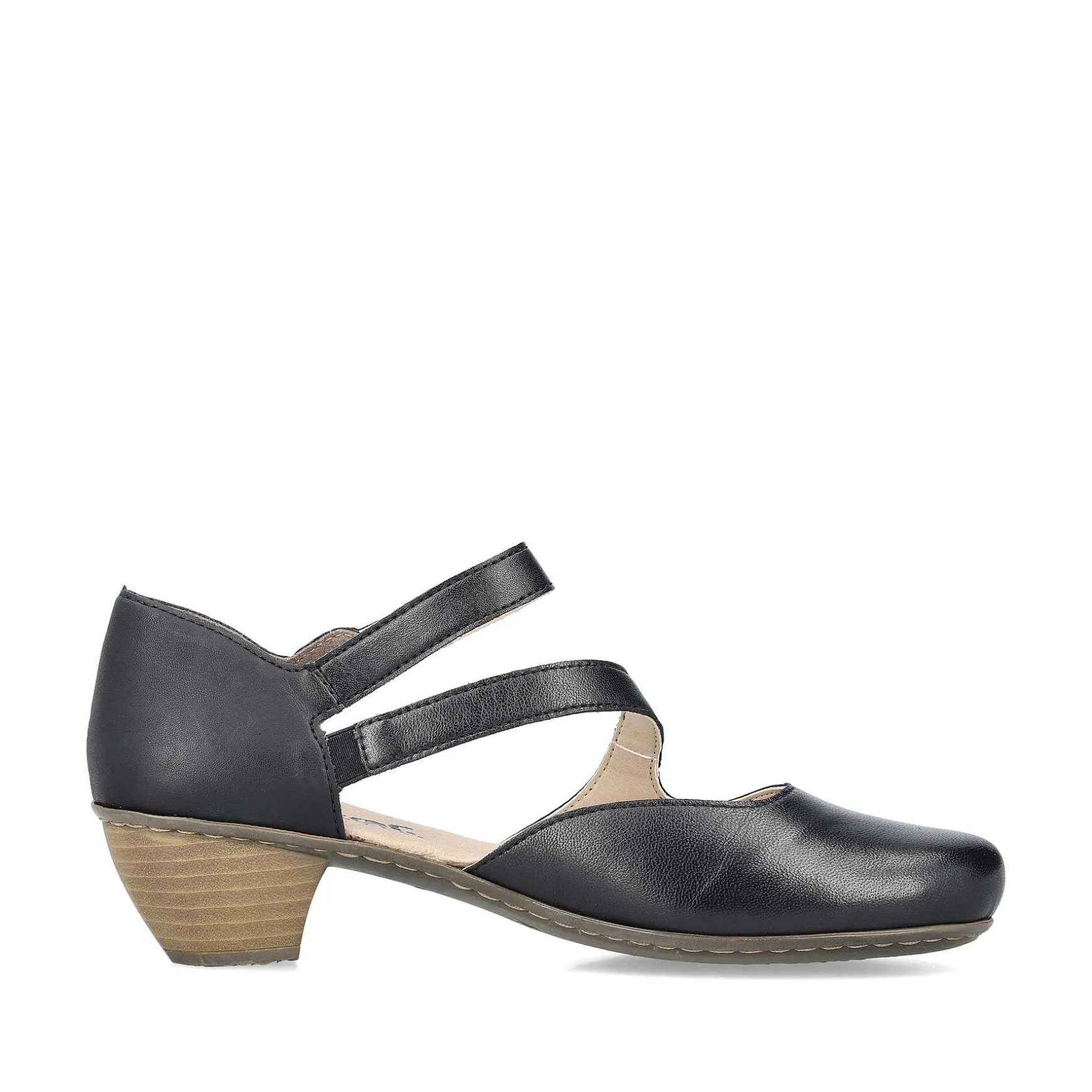 Rieker Women'S Pumps Glossy Black