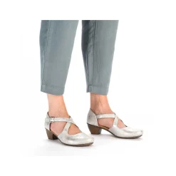 Rieker Women'S Pumps Silver-Platinum