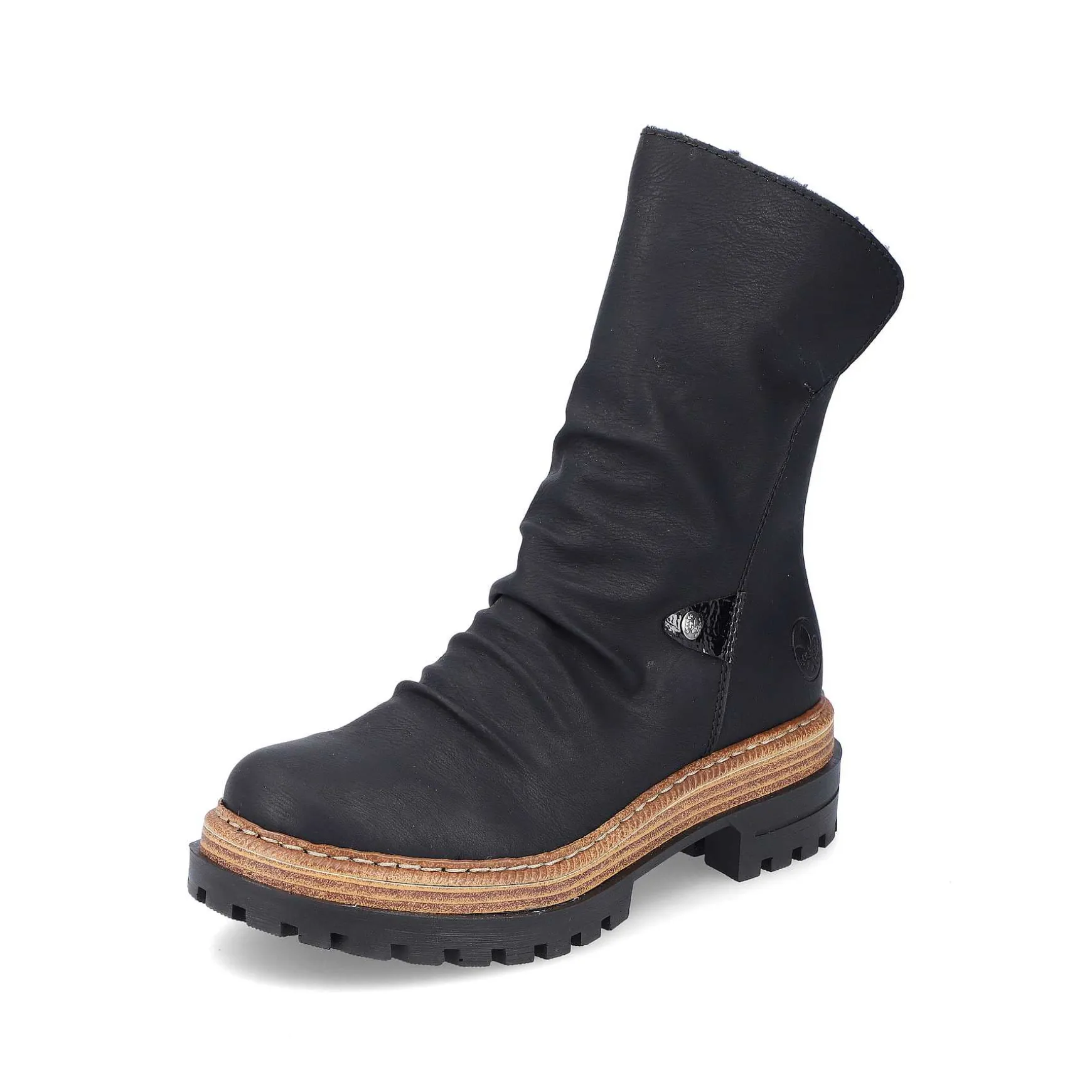 Rieker Women'S Short Boots Asphalt Black