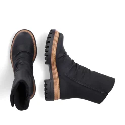 Rieker Women'S Short Boots Asphalt Black