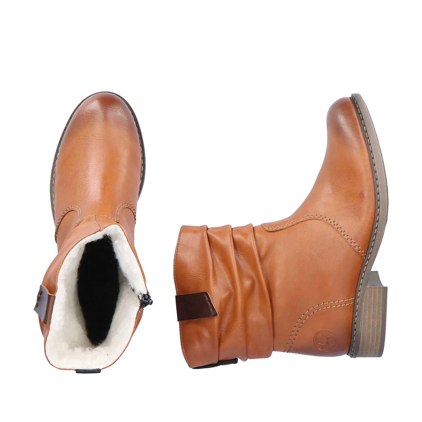 Rieker Women'S Short Boots Caramel Brown
