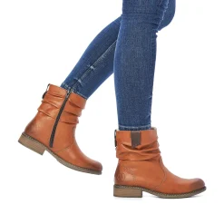 Rieker Women'S Short Boots Caramel Brown