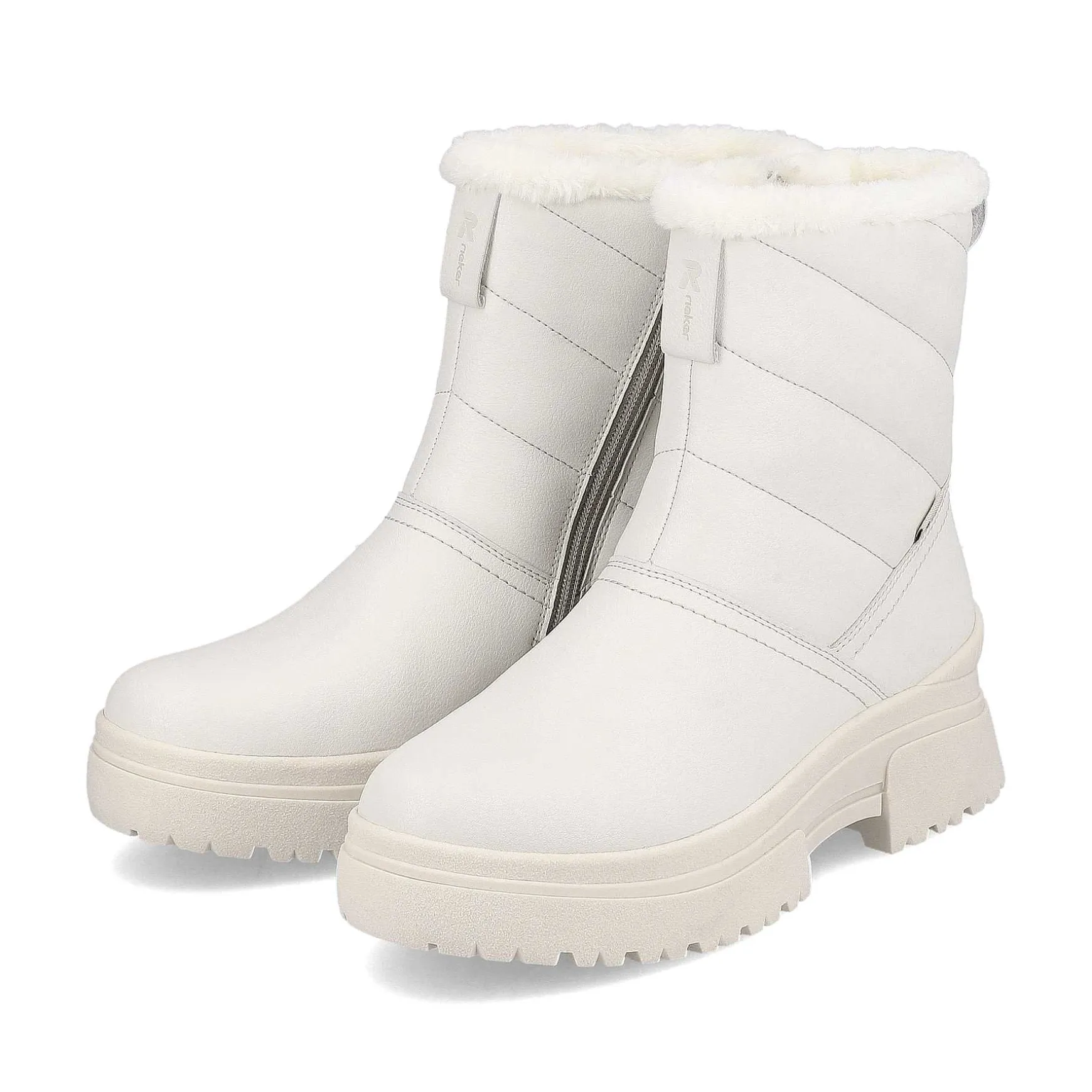 Rieker Women'S Short Boots Snow White