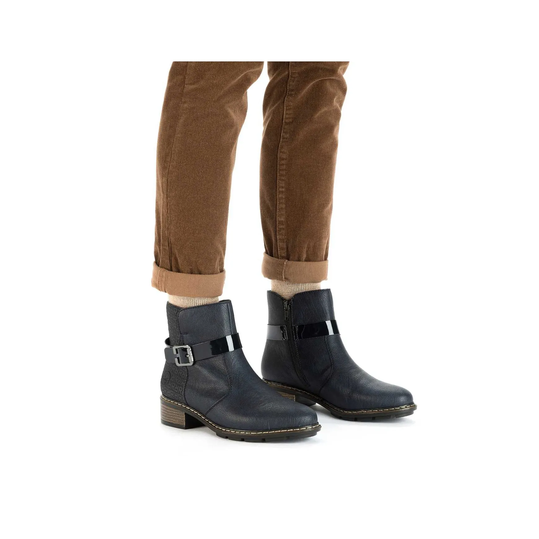 Rieker Women'S Short Boots Azure Blue