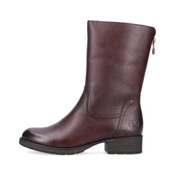 Rieker Women'S Short Boots Burgundy Red