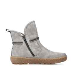 Rieker Women'S Short Boots Silver Gray