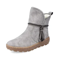 Rieker Women'S Short Boots Silver Gray