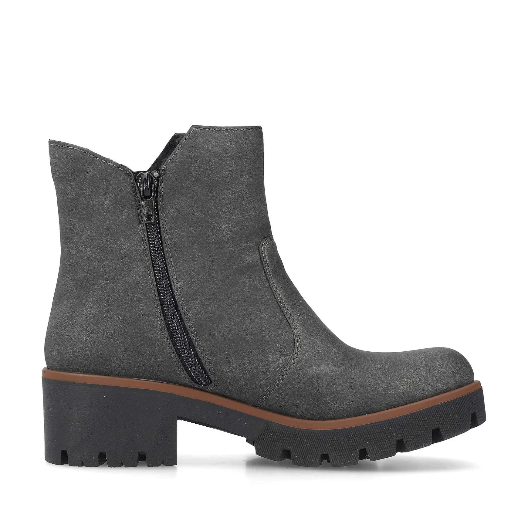 Rieker Women'S Short Boots Brown Gray