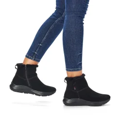 Rieker Women'S Short Boots Midnight Black