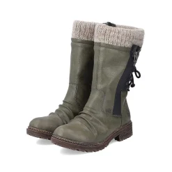 Rieker Women'S Short Boots Khaki Green