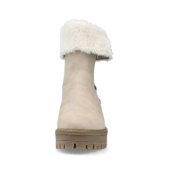 Rieker Women'S Short Boots Gray Beige
