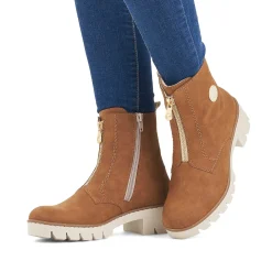 Rieker Women'S Short Boots Nougat Brown