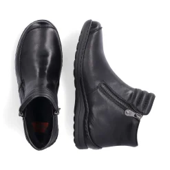 Rieker Women'S Short Boots Glossy Black