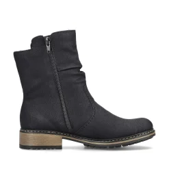 Rieker Women'S Short Boots Graphite Black