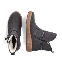 Rieker Women'S Short Boots Granite Gray