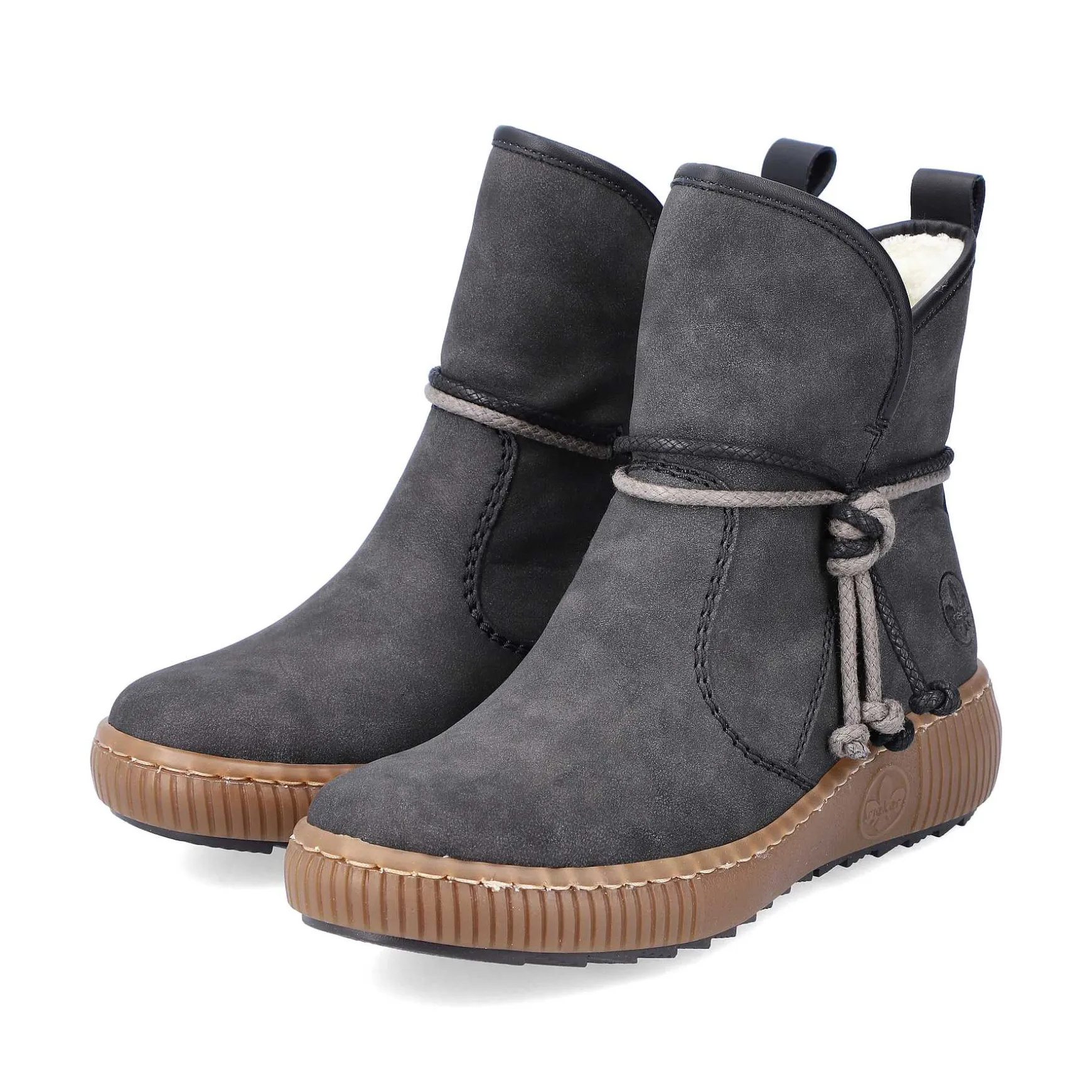 Rieker Women'S Short Boots Granite Gray