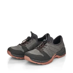 Rieker Women'S Slippers Asphalt Gray