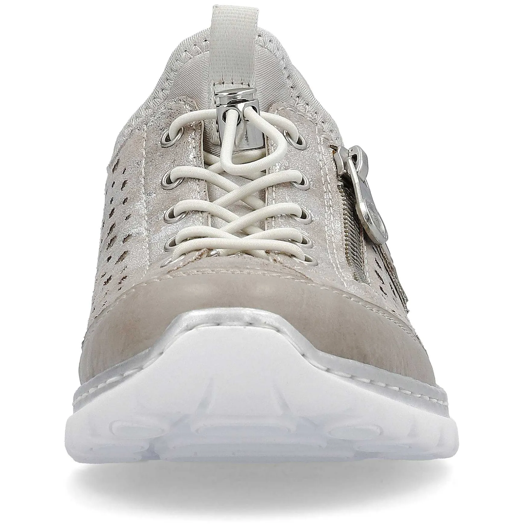 Rieker Women'S Slippers Beige Metallic