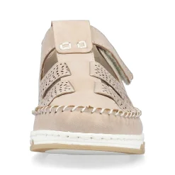 Rieker Women'S Slippers Brown-Beige