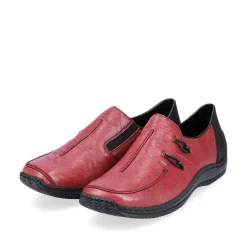 Rieker Women'S Slippers Burgundy Red