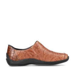 Rieker Women'S Slippers Caramel Brown