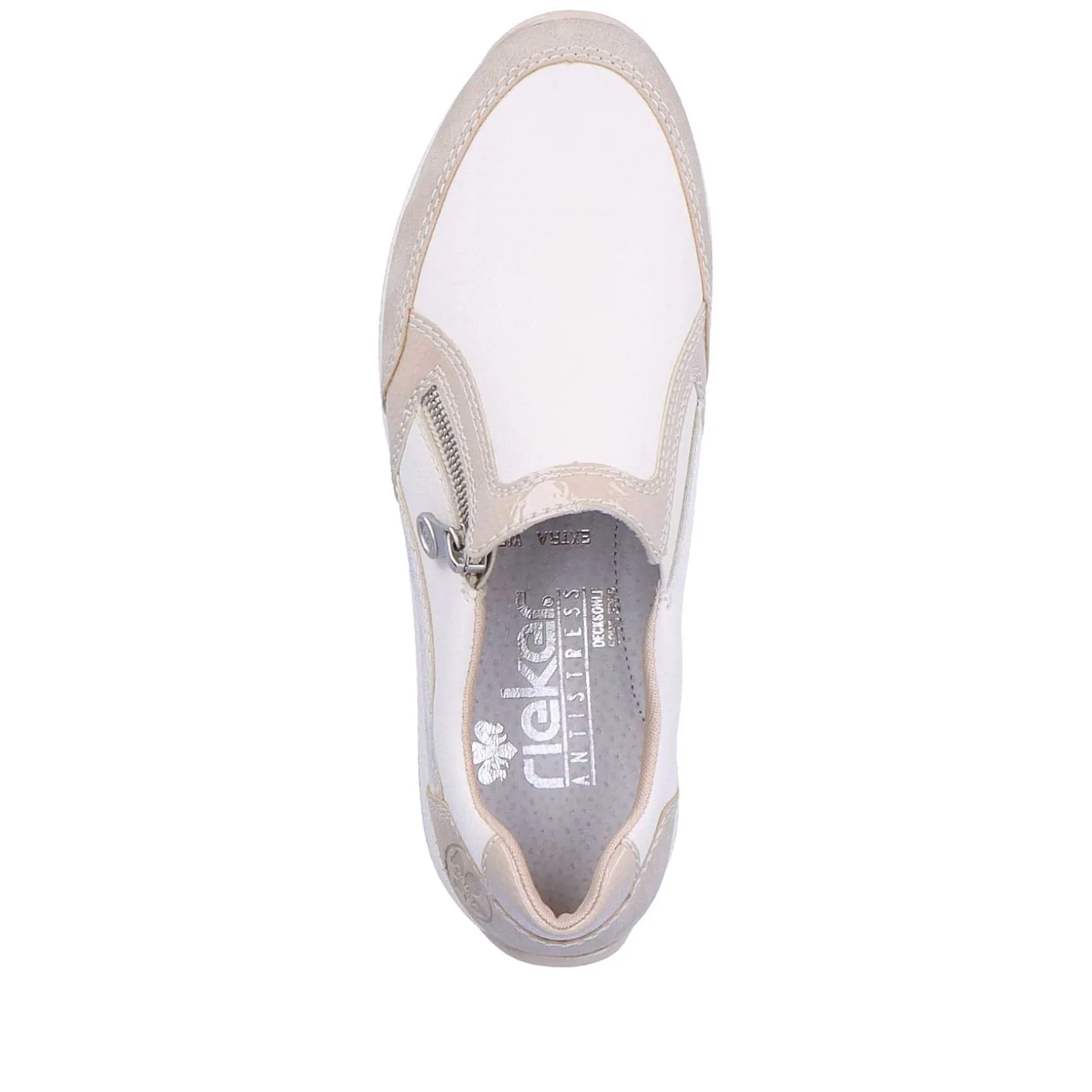 Rieker Women'S Slippers Cream White